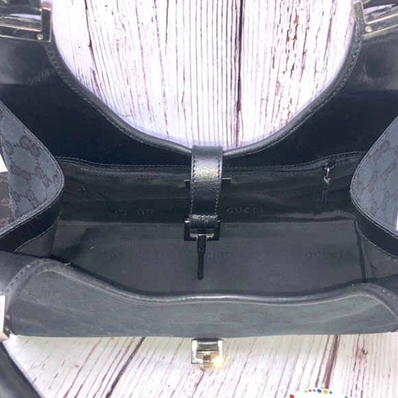 Gucci GG Black Monogram Hobo - Picture 2 of 8